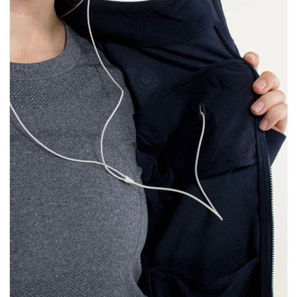 LULULEMON ATHLETICA Keep It Up Jacket In Laceoflage Embossed Inkwell/Inkwell Siz - Picture 5 of 10